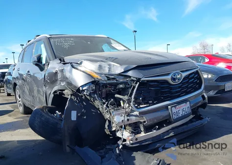 2022 Toyota Highlander Hybrid Xle from USA, damaged, VIN 5TDHBRCH0NS549897